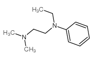 N-Ethyl-N',N'-dimethyl-N-phenylethylenediamine structure, CAS 27692-91-7