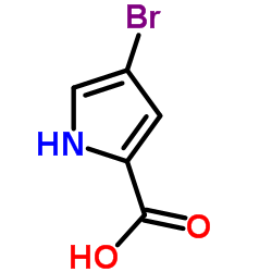 4-Bromo-1H-pyrrole-2-carboxylic acid structure, CAS 27746-02-7