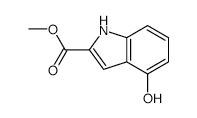 Methyl 4-hydroxy-1H-indole-2-carboxylate structure, CAS 27748-08-9