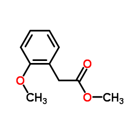 Methyl 2-methoxyphenylacetate structure, CAS 27798-60-3