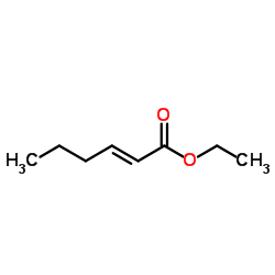 Ethyl (E)-hex-2-enoate structure, CAS 27829-72-7