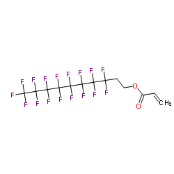1H,1H,2H,2H-Heptadecafluorodecyl acrylate structure, CAS 27905-45-9