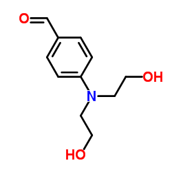4-[N,N-Bis(2-hydroxyethyl)amino]benzaldehyde structure, CAS 27913-86-6