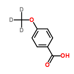 4-Methoxy-D3-benzoic acid structure, CAS 27914-54-1