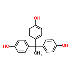 1,1,1-Tris(4-hydroxyphenyl)ethane structure, CAS 27955-94-8