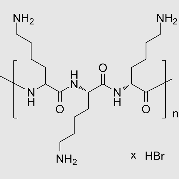 D-Lysine homopolymer hydrobromide structure, CAS 27964-99-4