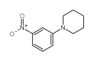 1-(3-Nitrophenyl)piperidine structure, CAS 27969-73-9