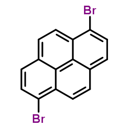 1,6-Dibromopyrene structure, CAS 27973-29-1