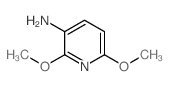 3-Amino-2,6-dimethoxypyridine structure, CAS 28020-37-3