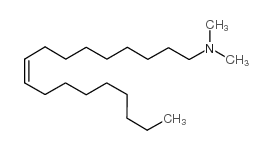 N,N-Dimethyloctadecenylamine structure, CAS 28061-69-0