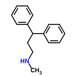 N-Methyl-3,3-diphenylpropylamine structure, CAS 28075-29-8