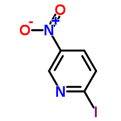 6-Iodo-3-nitropyridine structure, CAS 28080-54-8