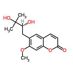 Peucedanol structure, CAS 28095-18-3
