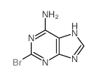 6-Amino-2-bromopurine structure, CAS 28128-25-8