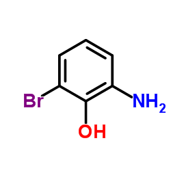 2-Amino-6-bromophenol structure, CAS 28165-50-6