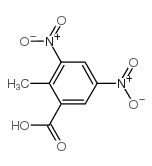 3,5-Dinitro-2-methylbenzoic acid structure, CAS 28169-46-2