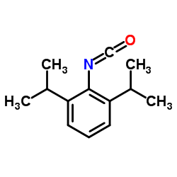 2,6-Diisopropylphenyl isocyanate structure, CAS 28178-42-9