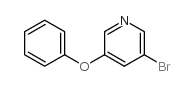 3-Bromo-5-phenoxypyridine structure, CAS 28232-63-5