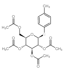 4-Methylphenyl 2,3,4,6-tetra-O-acetyl-beta-D-thioglucopyranoside structure, CAS 28244-94-2