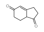 2,3,7,7a-Tetrahydro-4,7a-dimethyl-1H-indene-1,5(6H)-dione structure, CAS 28255-09-6