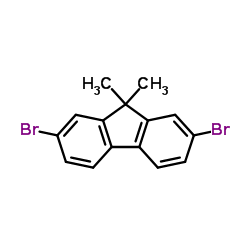 2,7-Dibromo-9,9-dimethylfluorene structure, CAS 28320-32-3