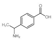 4-(1-Aminoethyl)benzoic acid structure, CAS 28357-95-1