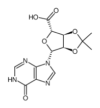 2',3'-O-Isopropylideneinosine-5'-carboxylic acid structure, CAS 28440-13-3