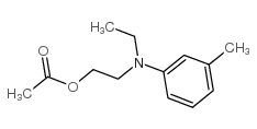 2-[Ethyl(3-methylphenyl)amino]ethyl acetate structure, CAS 28462-19-3