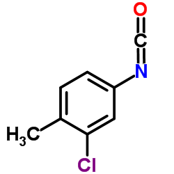 3-Chloro-4-methylphenyl isocyanate structure, CAS 28479-22-3