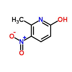 2-Hydroxy-6-methyl-5-nitropyridine structure, CAS 28489-45-4
