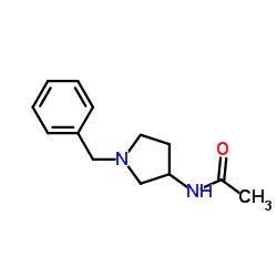 1-Benzyl-3-acetamidopyrrolidine structure, CAS 28506-01-6