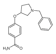 4-(1-Benzylpyrrolidin-3-yloxy)benzamide structure, CAS 28506-17-4