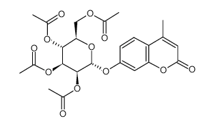 4-Methylumbelliferyl 2,3,4,6-tetra-O-acetyl-alpha-D-mannopyranoside structure, CAS 28541-71-1