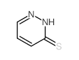 Pyridazine-3-thiol structure, CAS 28544-77-6