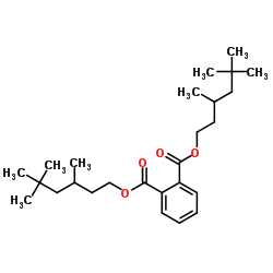 Diisononyl phthalate structure, CAS 28553-12-0