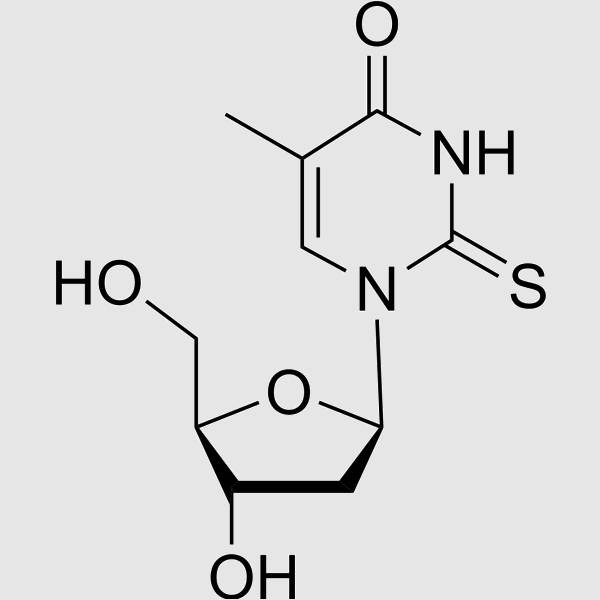 2-Thio-2'-deoxythymidine structure, CAS 28585-51-5