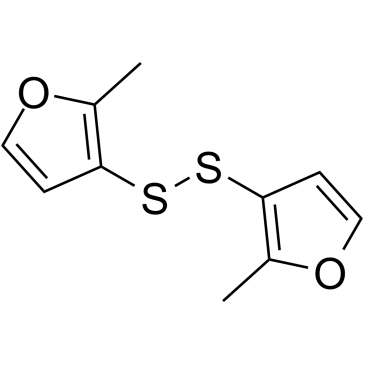 Bis(2-methyl-3-furyl)disulfide structure, CAS 28588-75-2