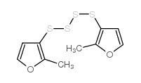 Bis(2-methyl-3-furyl)tetrasulfide structure, CAS 28588-76-3