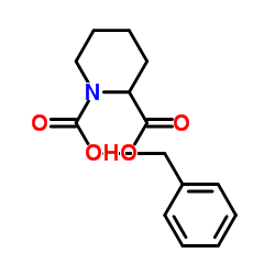 N-Carbobenzyloxypiperidine-2-carboxylic acid structure, CAS 28697-07-6
