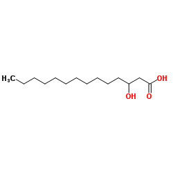(R)-3-Hydroxymyristic acid structure, CAS 28715-21-1