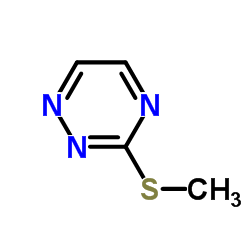 3-Methylthio-1,2,4-triazine structure, CAS 28735-21-9