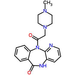 Pirenzepine structure, CAS 28797-61-7
