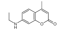 7-(Ethylamino)-4-methylcoumarin structure, CAS 28821-18-3