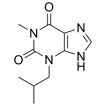 3-Isobutyl-1-methylxanthine structure, CAS 28822-58-4