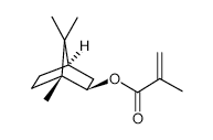 Isobornyl 2-methyl-2-propenoate structure, CAS 28854-39-9