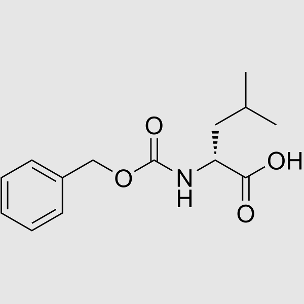 N-Cbz-D-Leucine structure, CAS 28862-79-5