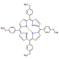 Cobalt tetramethoxyphenylporphyrin structure, CAS 28903-71-1