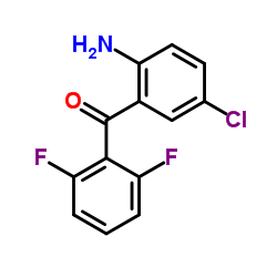 2-Amino-5-chloro-2',6'-difluorobenzophenone structure, CAS 28910-83-0