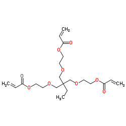 Ethoxylated trimethylolpropane triacrylate structure, CAS 28961-43-5