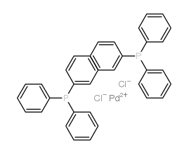 trans-Bis(triphenylphosphine)palladium dichloride structure, CAS 28966-81-6